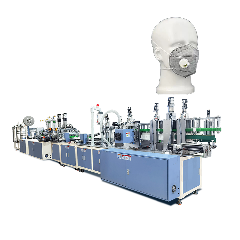 Double Station Folded Head Mounted Face Mask Machine